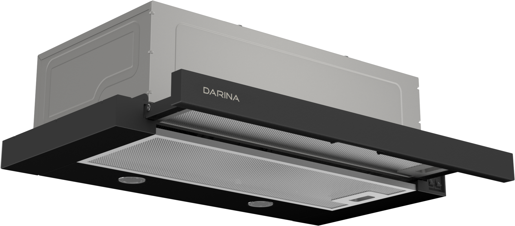 9973965 Вытяжка телескопическая Darina SMART М606В черный/черный STDN-0019524