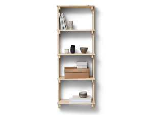 Деревянный подвесной книжный шкаф