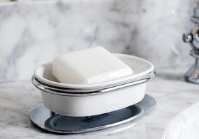 Gentry Home Керамический держатель стакана St James Никель GH100589  - Вид №1