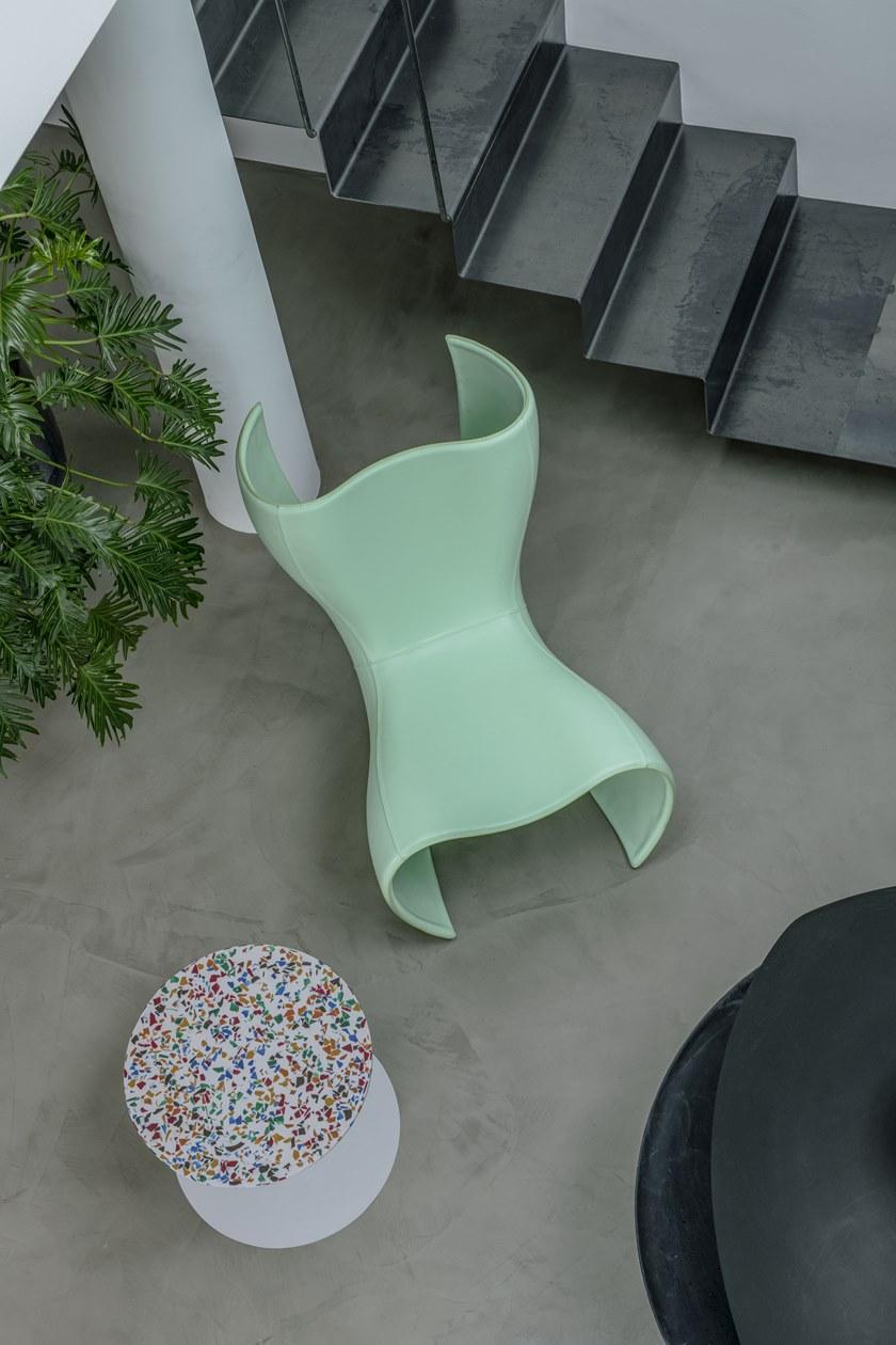 Cappellini Съемный круглый стол из листового металла Gong Gg_1t - Вид №3