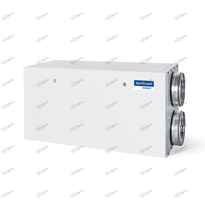 Приточно-вытяжная установка с пластинчатым рекуператором DOMEKT-P-900-H KOMFOVENT sun-id-683537