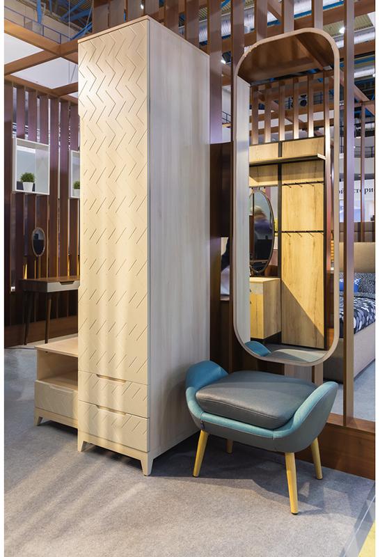 1406 Шкаф одностворчатый универсальный Сканди 60 см Жемчужно-белый R-HOME 4009261h_Жемчуг - Вид №4