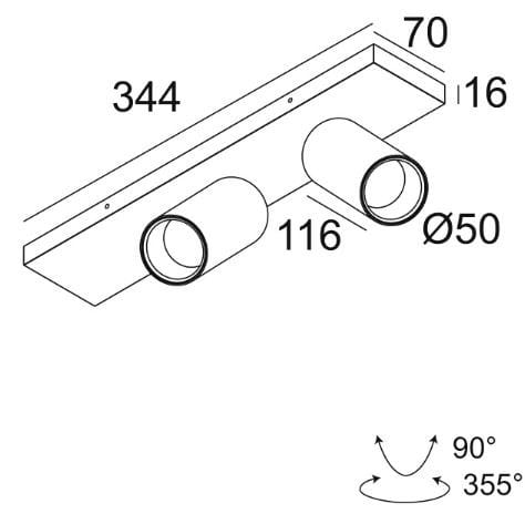 Регулируемый светодиодный прожектор Deltalight VIZIR ON ps ARCH-00034521 - Вид №9