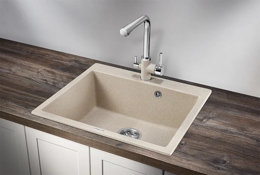 6001, ПИРИТ, кухонная мойка, кварц GRANULA 6001-ST126