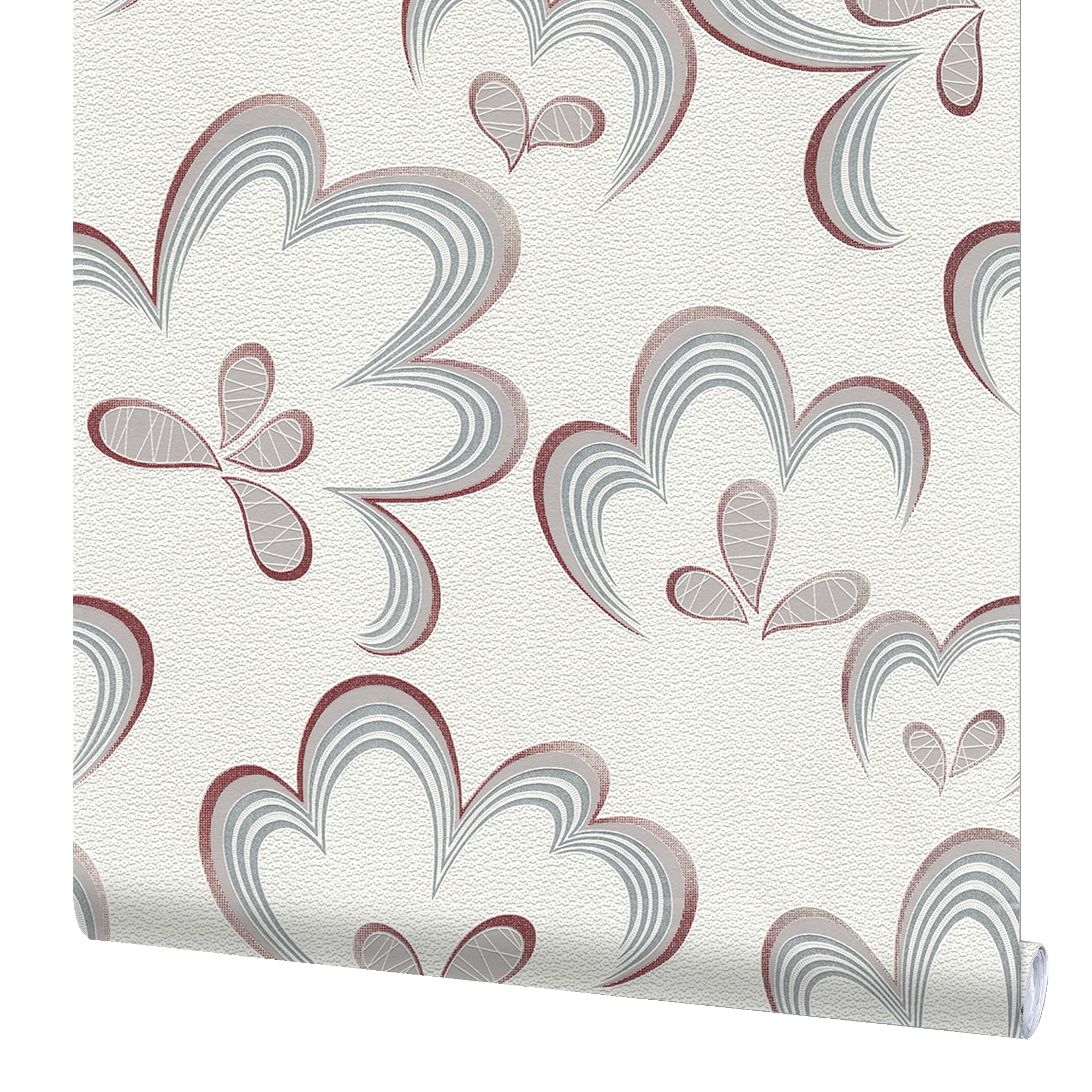 82399691 Обои виниловые белые 0.53 м 0002-5 Цветы Santreyd 