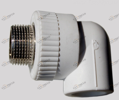 Угольник комбинированный(нар.рез.) 25-3/4 PP-R PROAQUA 271154