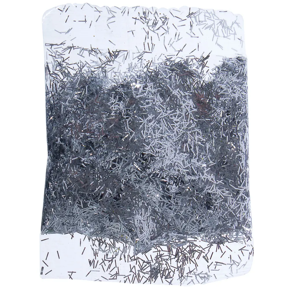 Декоративная добавка с блестками серебристые палочки PARITET STLM-2189047 - Вид №1