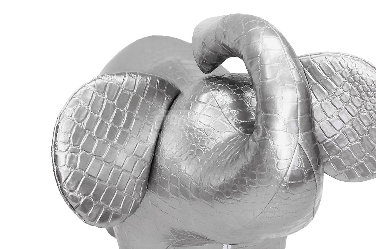 Пуфик детский серебряный "Слон 2", 94 см LESET  00-3833182 Разноцветный Santreyd  - Вид №3