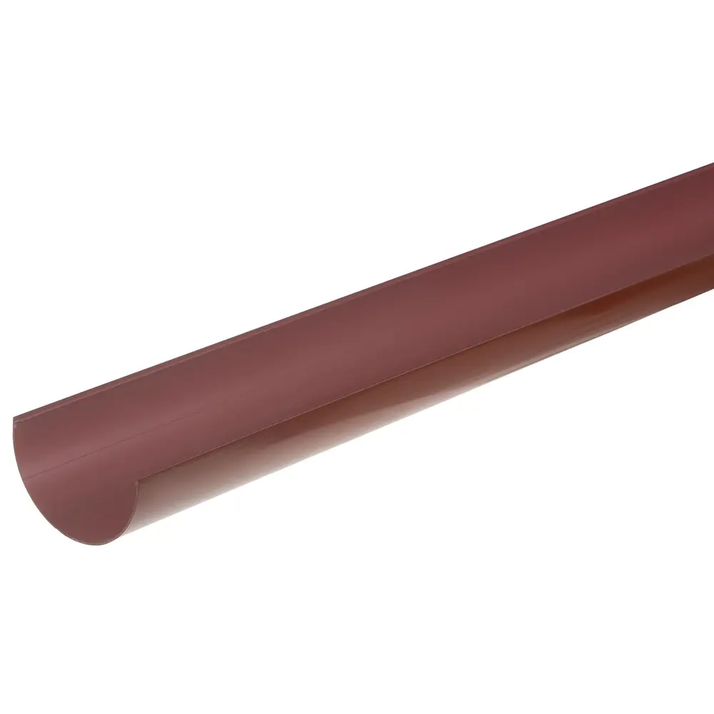 81931300 Желоб водосточный 3 м 125 мм цвет красный STLM-1015530 ИНТЕРПРОФИЛЬ  - Вид №1