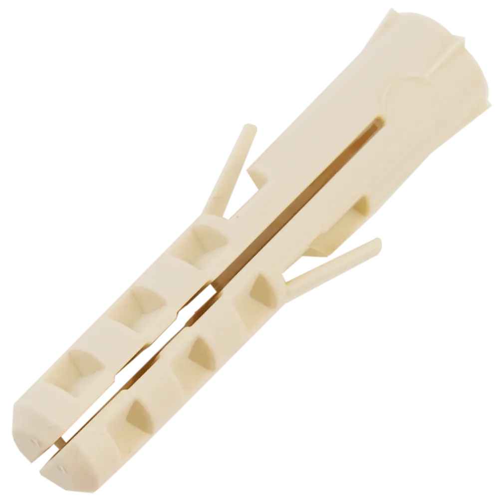 Дюбель для полнотелых материалов PND-8 8x40 мм нейлон цвет бежевый 100 шт ЕВРОПАРТНЕР STLM-2198507 - Вид №1