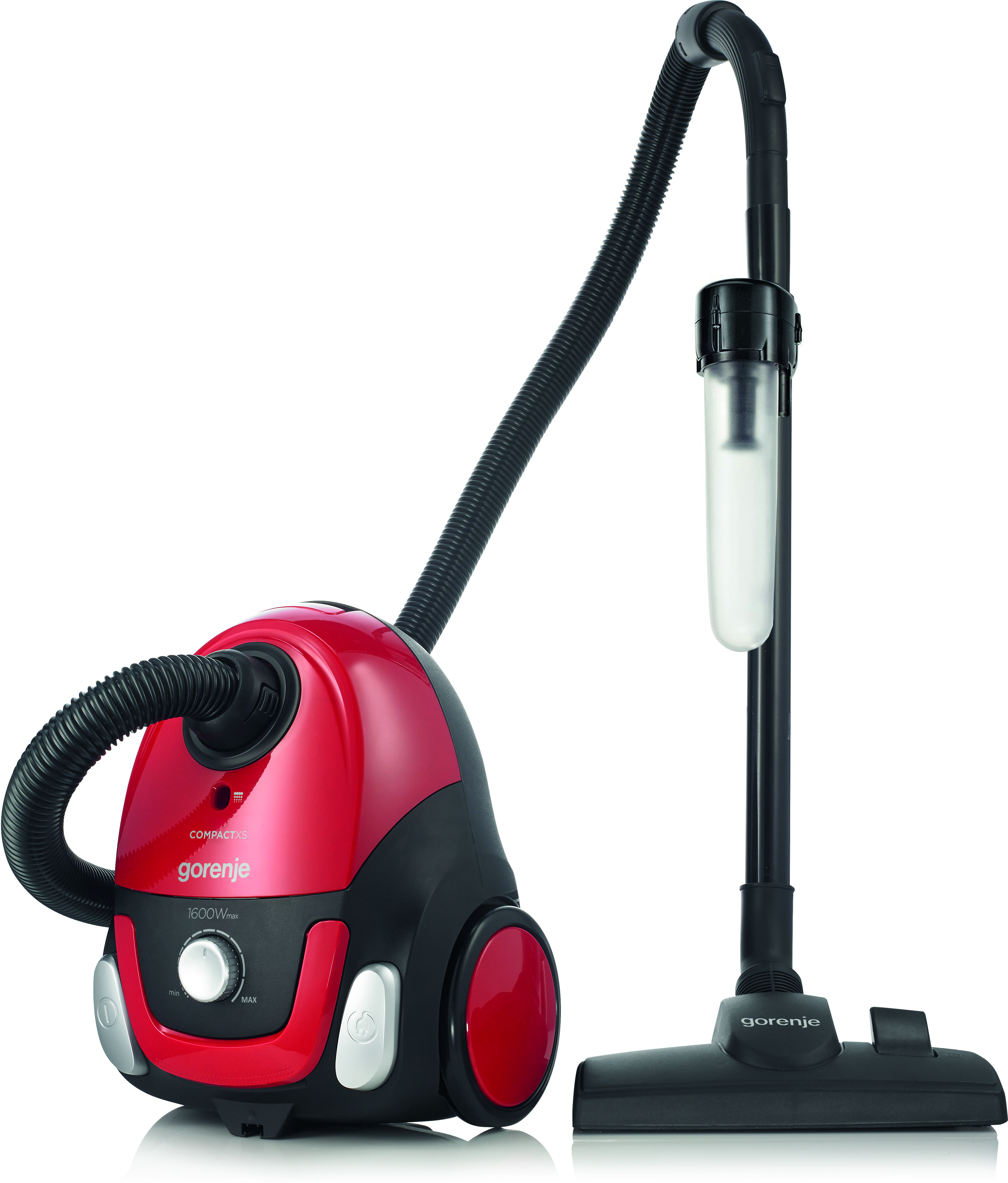 VC1615CXR Пылесос мешковый / пылесос мешковый 1600вт, красный Gorenje Santreyd  - Вид №1