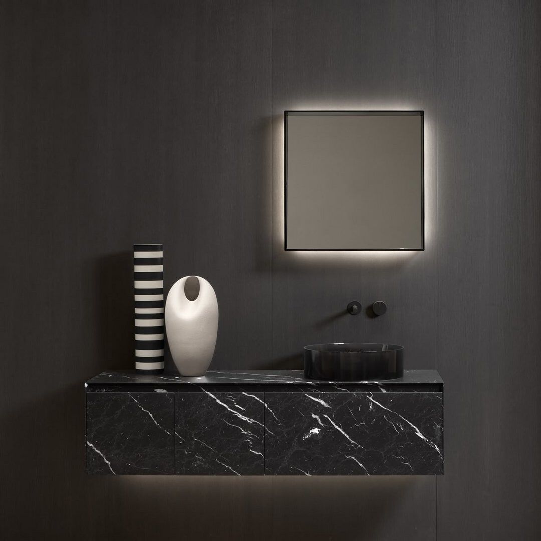 Зеркало со встроенным освещением для ванной комнаты Antoniolupi TECA ARCH-00017428