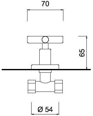 Rubinetteria Giulini Встроенный кран G3 F7616 - Вид №1