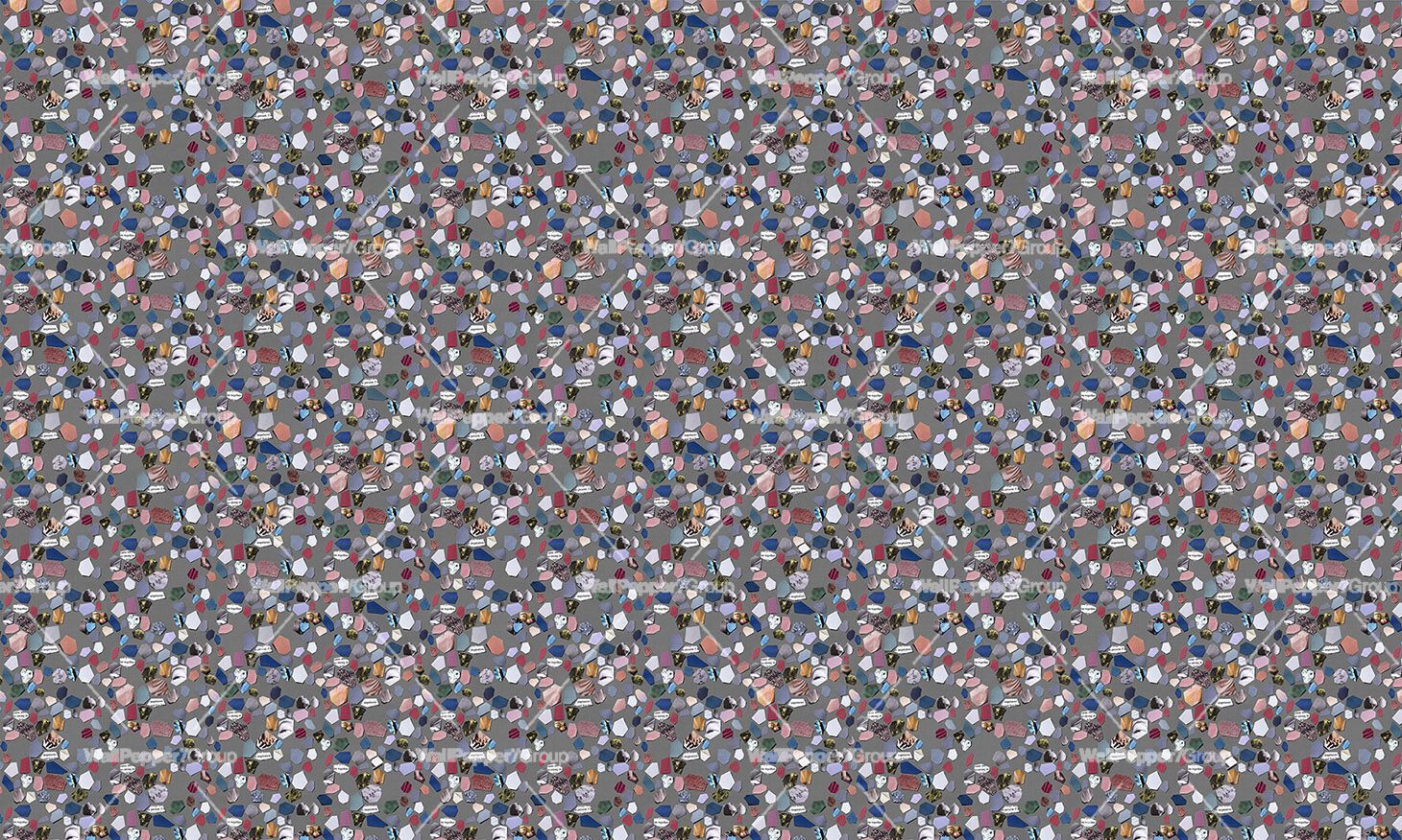 Геометрические обои ПВХ бесплатно, экологически чистые, моющиеся WallPepper ENSEMBLE ARCH-00067598 - Вид №2