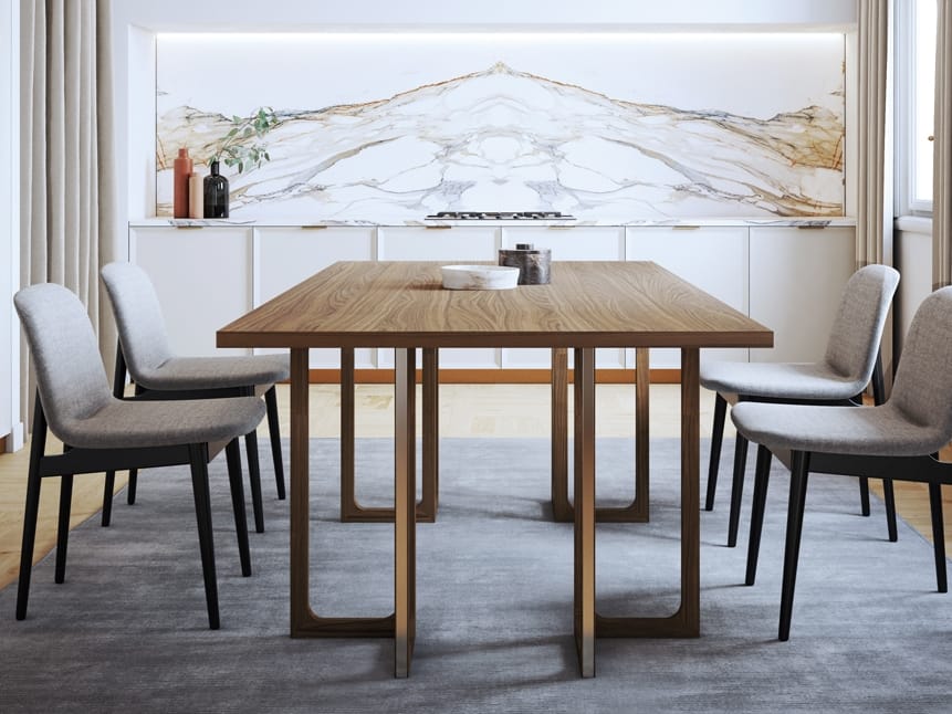 Деревянный прямоугольный стол ITLAS Metropolitan Frames ARCH-00092214 - Вид №1