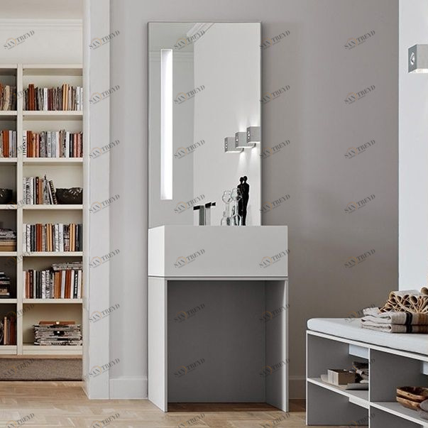 Toscoquattro Зеркало с люминисцентной подсветкой Elements жемчужно-серый 09EN1AA