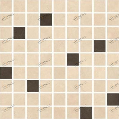 Мозаика K-1003(1002)/LR(MR)/m21 MARBLE TREND CREMA MARFIL (PULPIS) M21 MIX 30х30 Kerranova sun-id-328995