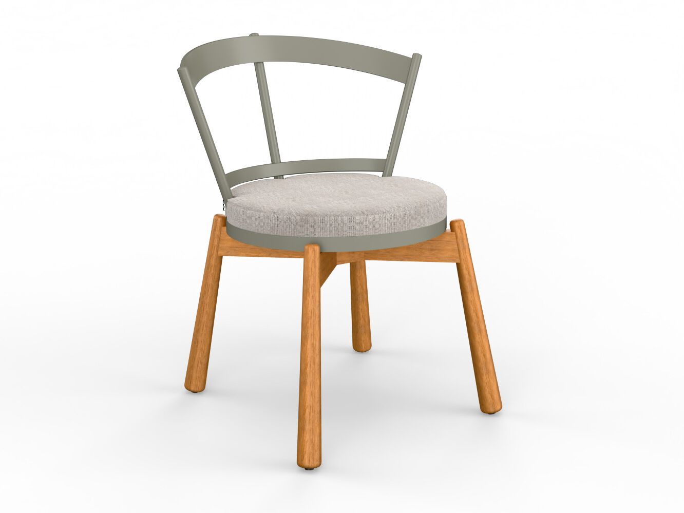 Стул для сада без подлокотников со встроенной подушкой YAAZ Turtle ARCH-00106483