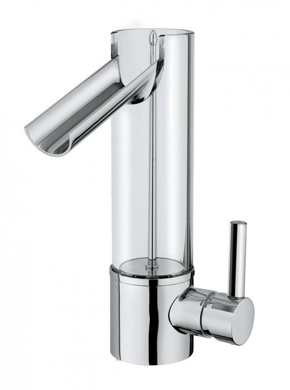 0FW00088JA00 Flower Смеситель для раковины, хром-стекло Jacuzzi Halo