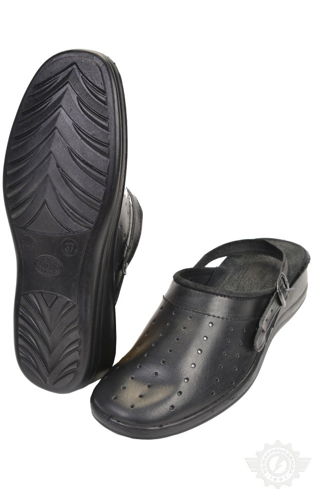 60949 Туфли Сабо "Шарм" женские темные  Медицинская обувь размер 39 Спецодежда 