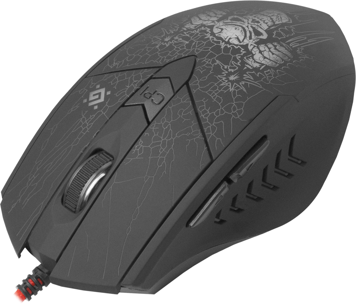 52260 проводная игровая мышь doom fighter gm-260l оптика,6кнопок,800-3200dpi Defender Santreyd  - Вид №3