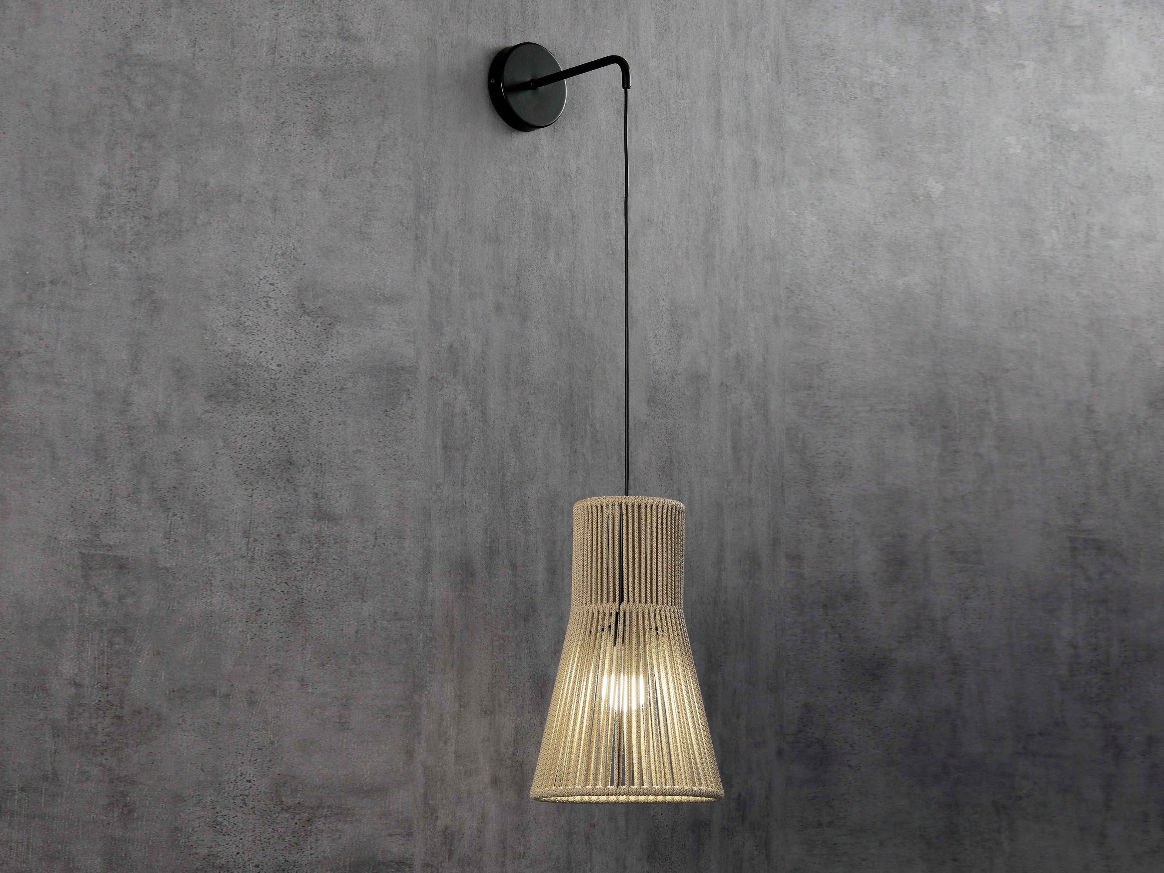 Веревочный и металлический настенный светильник с фиксированным кронштейном Olé Lighting Всплывающий комплект ARCH-00079103