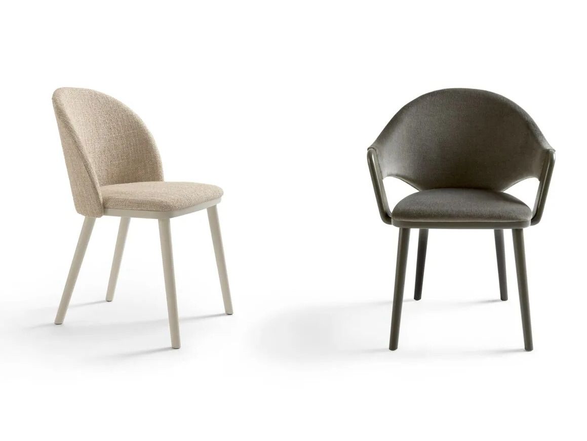 Мягкий стул из бука Billiani Cortina ARCH-00081020 - Вид №3