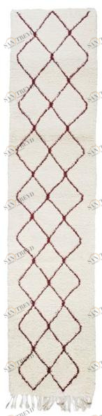 AFOLKI Прямоугольный шерстяной коврик с геометрическими мотивами Beni ourain Taa1162be