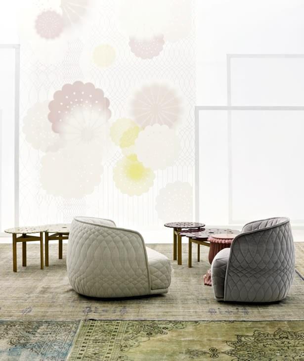 Moroso Кресло из ткани с подлокотниками Redondo sun-id-1388145 - Вид №5