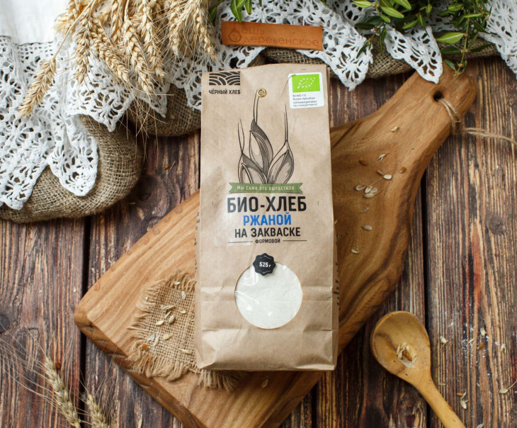 1924 Био-хлеб ржаной на закваске формовой Вкусляндия 