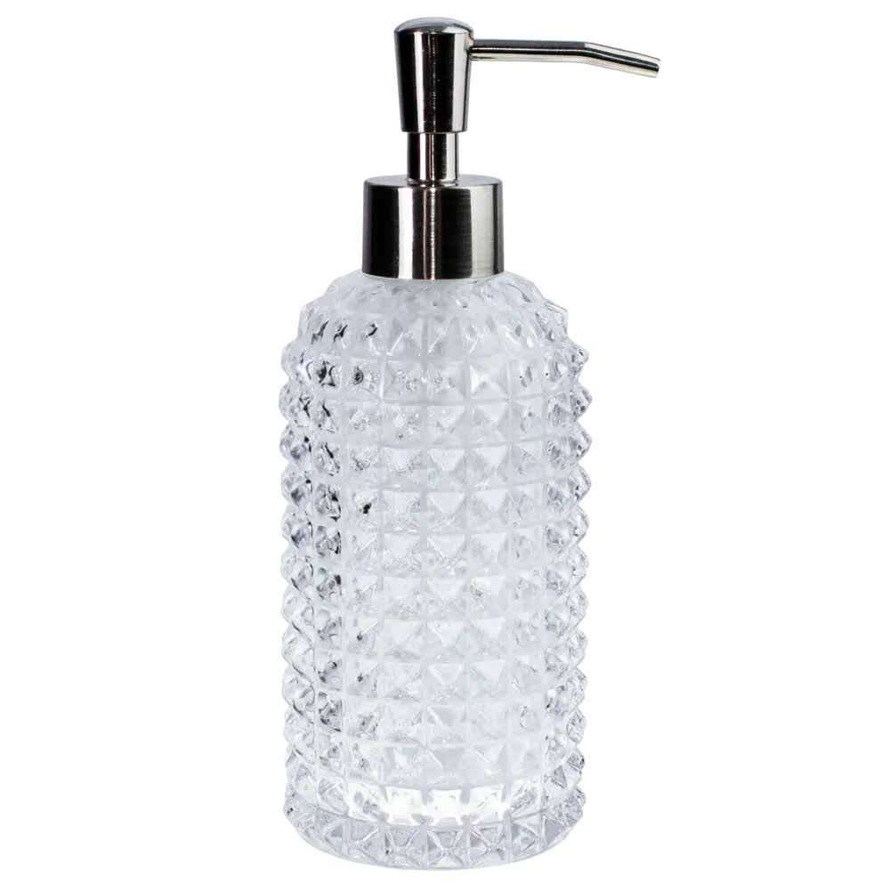 Стеклянный дозатор для мыла PROFFI HOME с хромированным носиком 85323587 Glass STLM-0061372