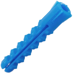 Дюбель с шипами для полнотелых материалов 8х50 мм полипропилен цвет синий 200 шт.