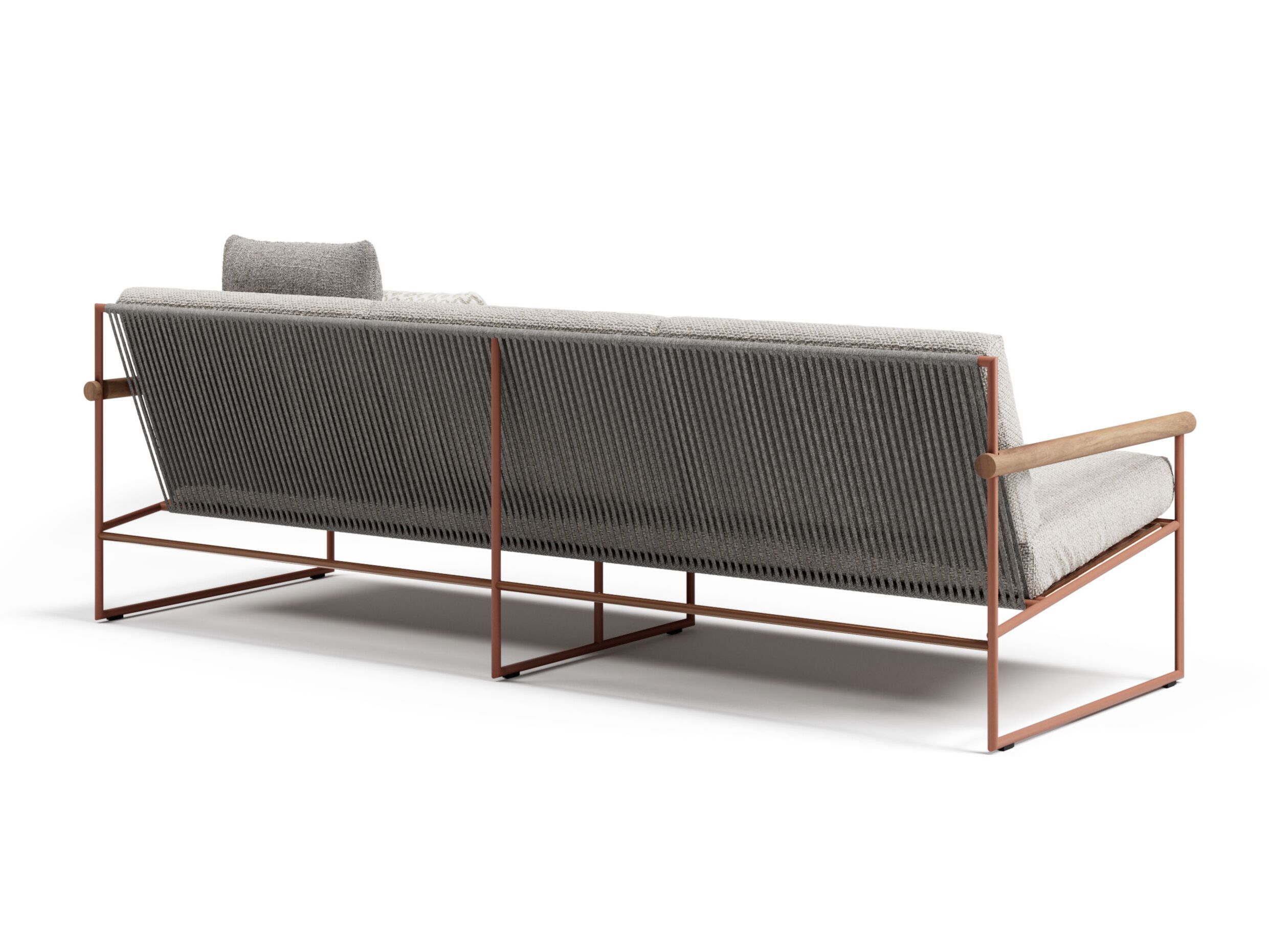 3-местный тканевый садовый диван Atmosphera труба ARCH-00081514 - Вид №9