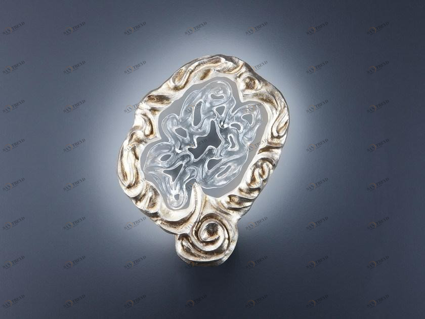 Serip Светодиодный настенный светильник из алюминия и стекла Dali Ap1483