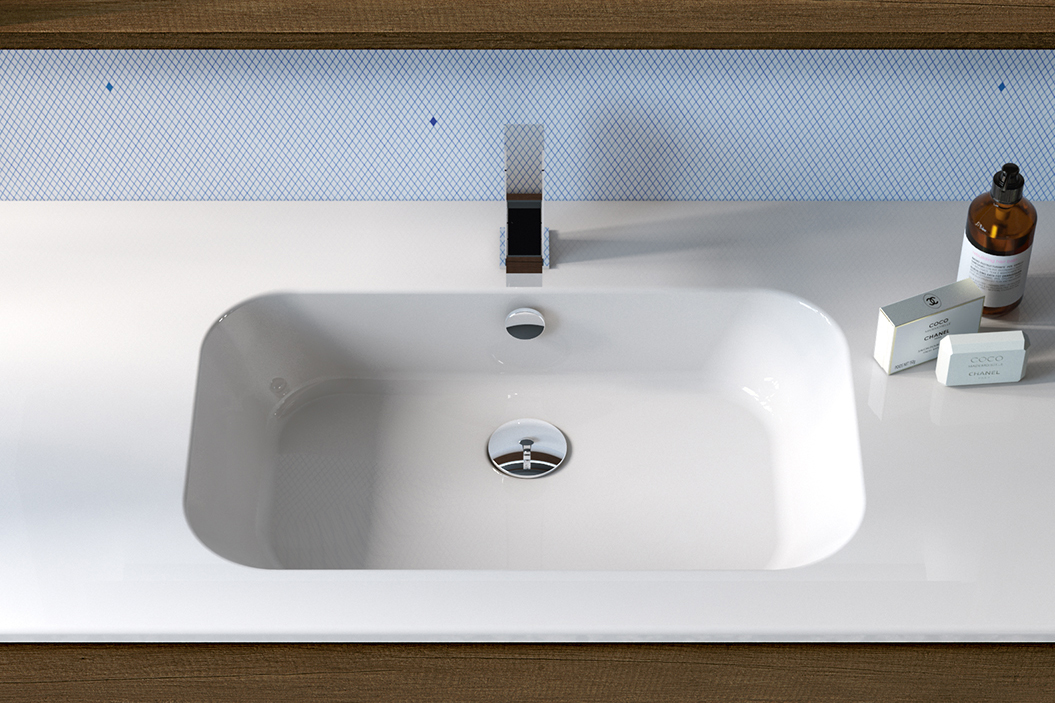 One-piece ceramic top Mastella  Freedom  Worktops & consoles - Вид №2