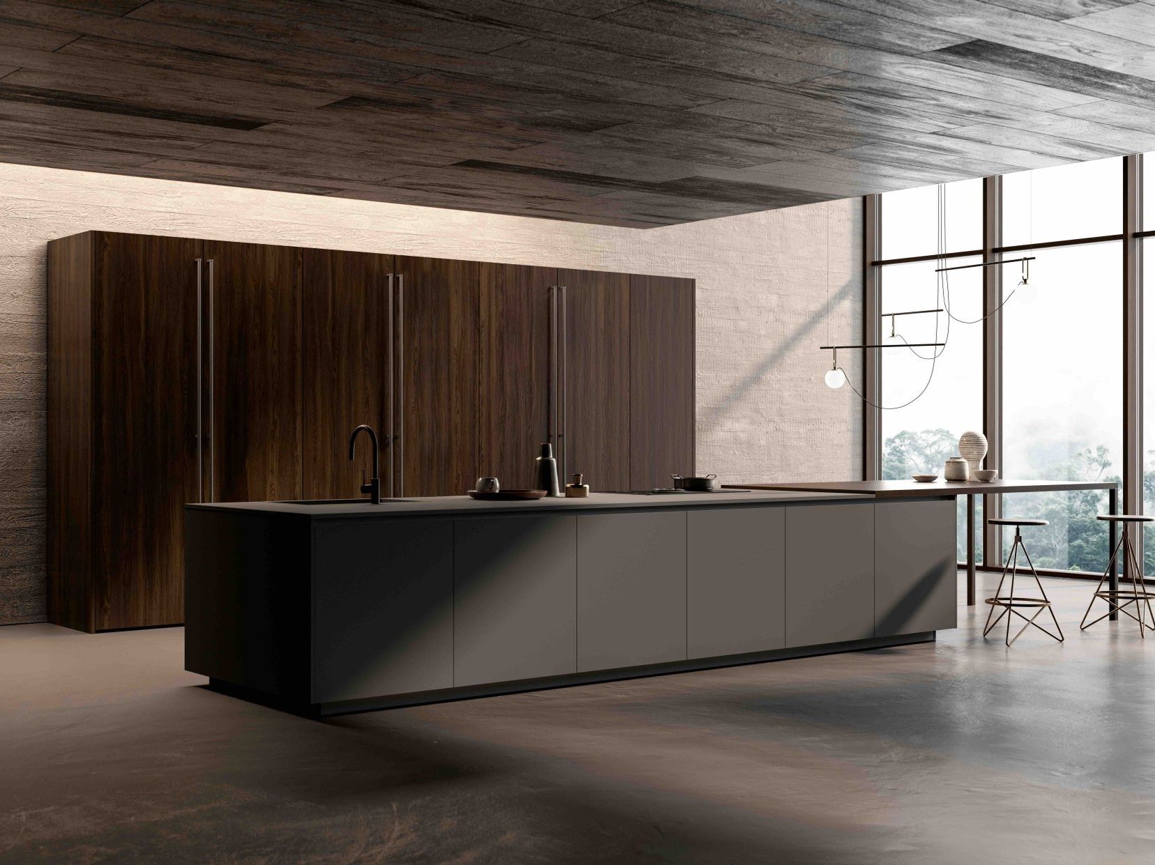 Встроенная кухня с островом ERNESTOMEDA ARCH-00121395 - Вид №1