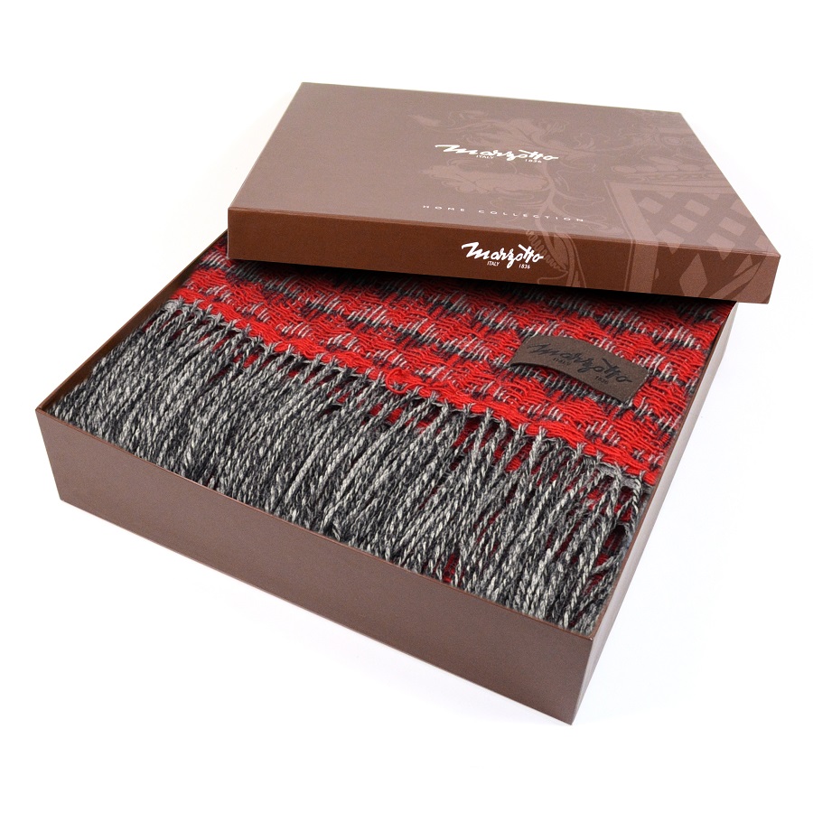 Плед Green Iceland, 130х180 см, красный MARZOTTO GREENICELAND1002 - Вид №2