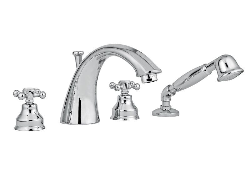 Хромированный латунный кран с 4 отверстиями Bugnatese Lady ARCH-00130657