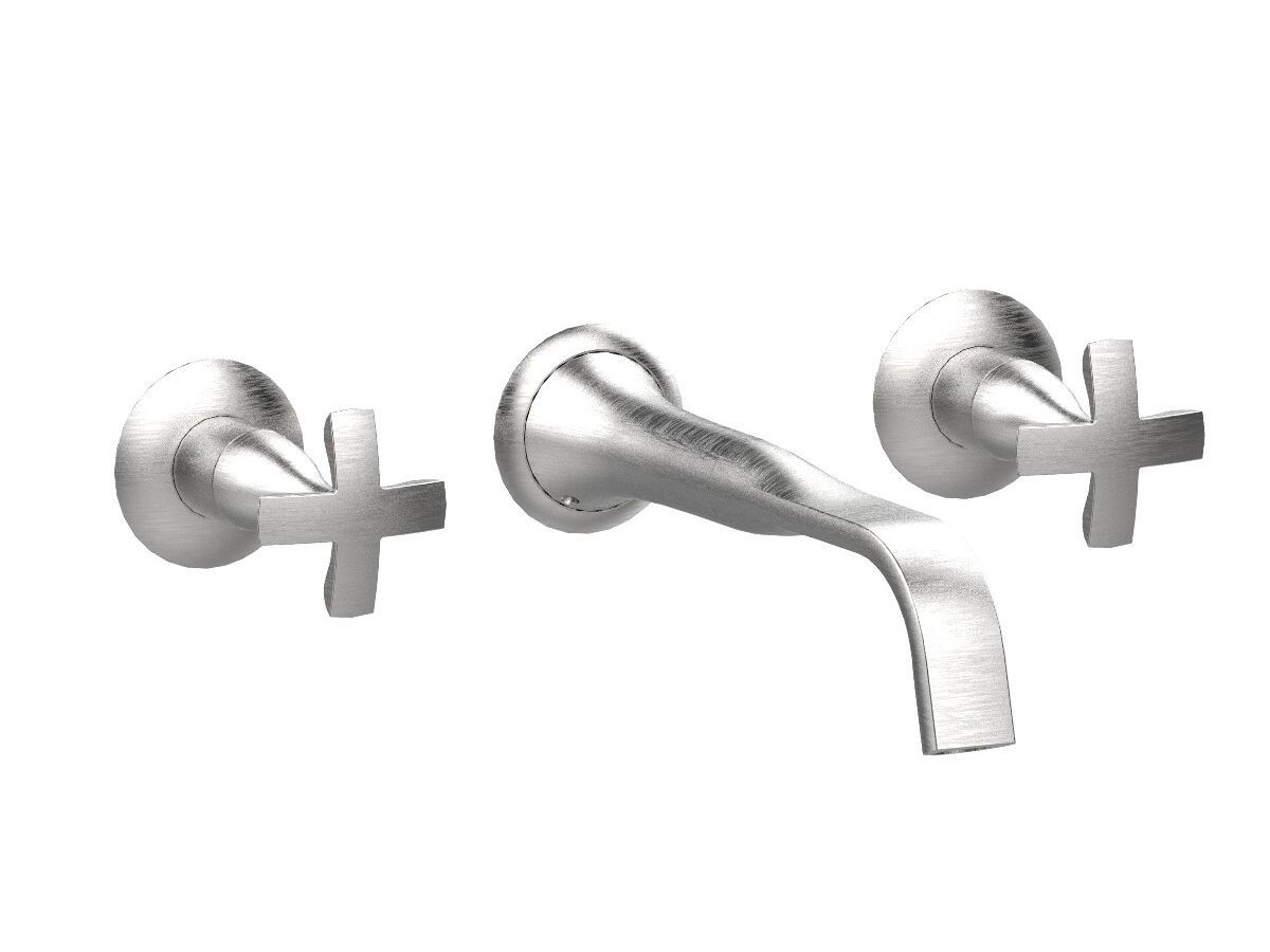 Настенный смеситель для раковины без слива с отдельными розетками Rubinetterie Frattini Lucrezia ARCH-00084520 - Вид №4