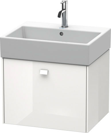 BR405302222 Brioso Тумбочка подвесная Белый глянцевый декор Duravit - Вид №2