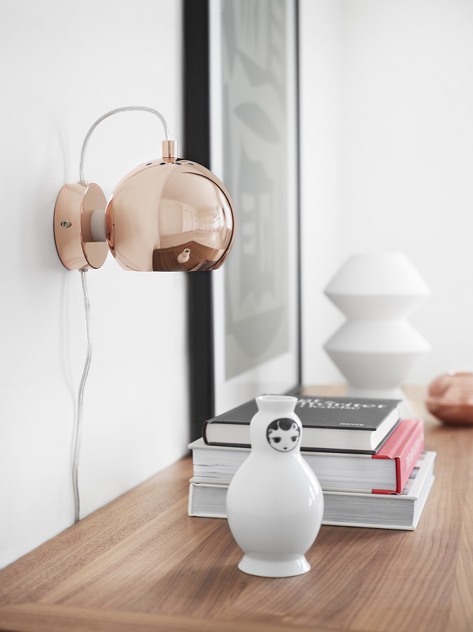 Лампа настенная Ball, бронзовая, глянцевое покрытие Frandsen 475021001 - Вид №1