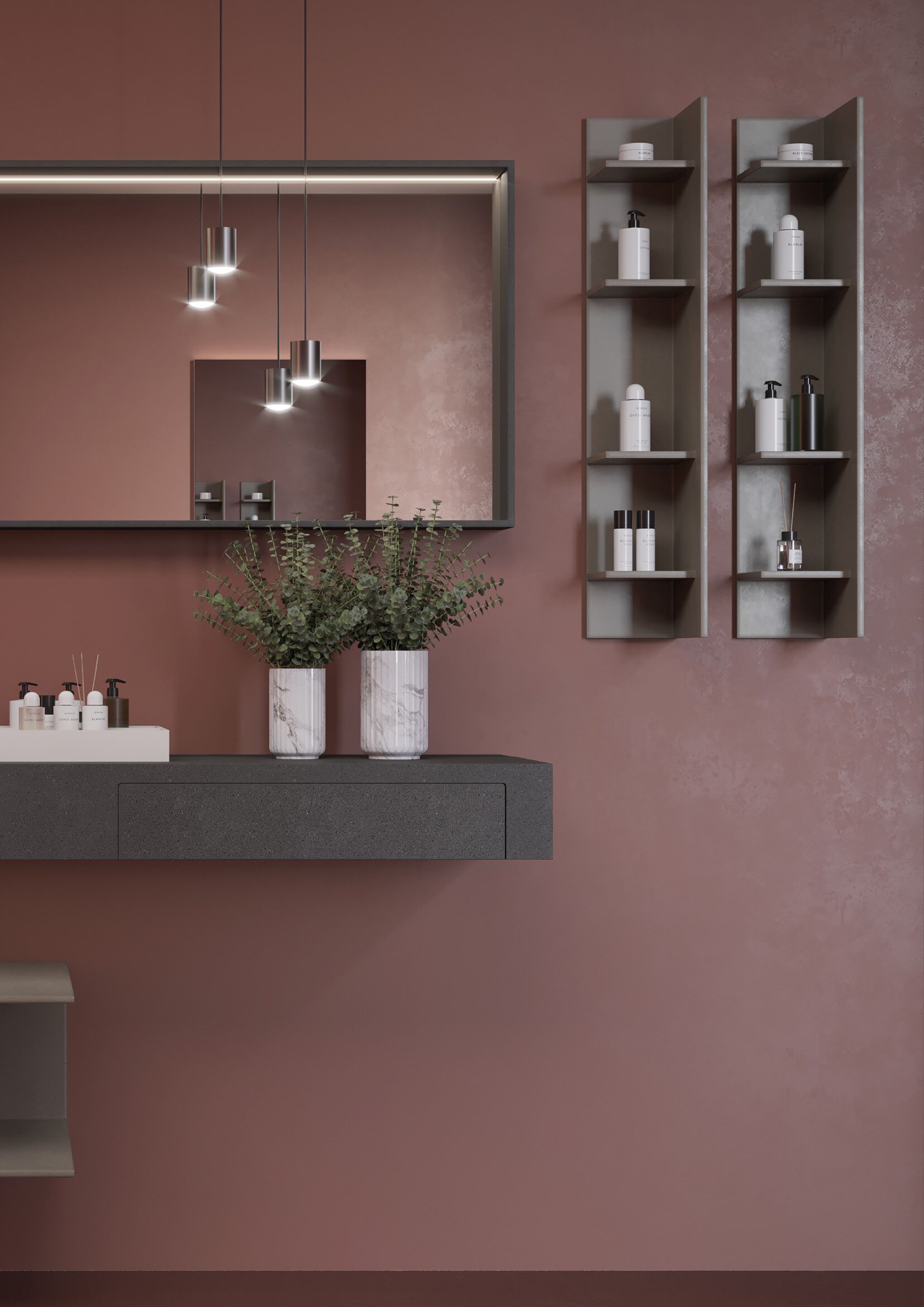 Полка для ванной комнаты Corian® Acquapazza Corian ® elements ARCH-00015469 - Вид №1