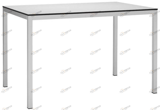 SCAB DESIGN Прямоугольный стол из стали с порошковым покрытием sun-id-1435951