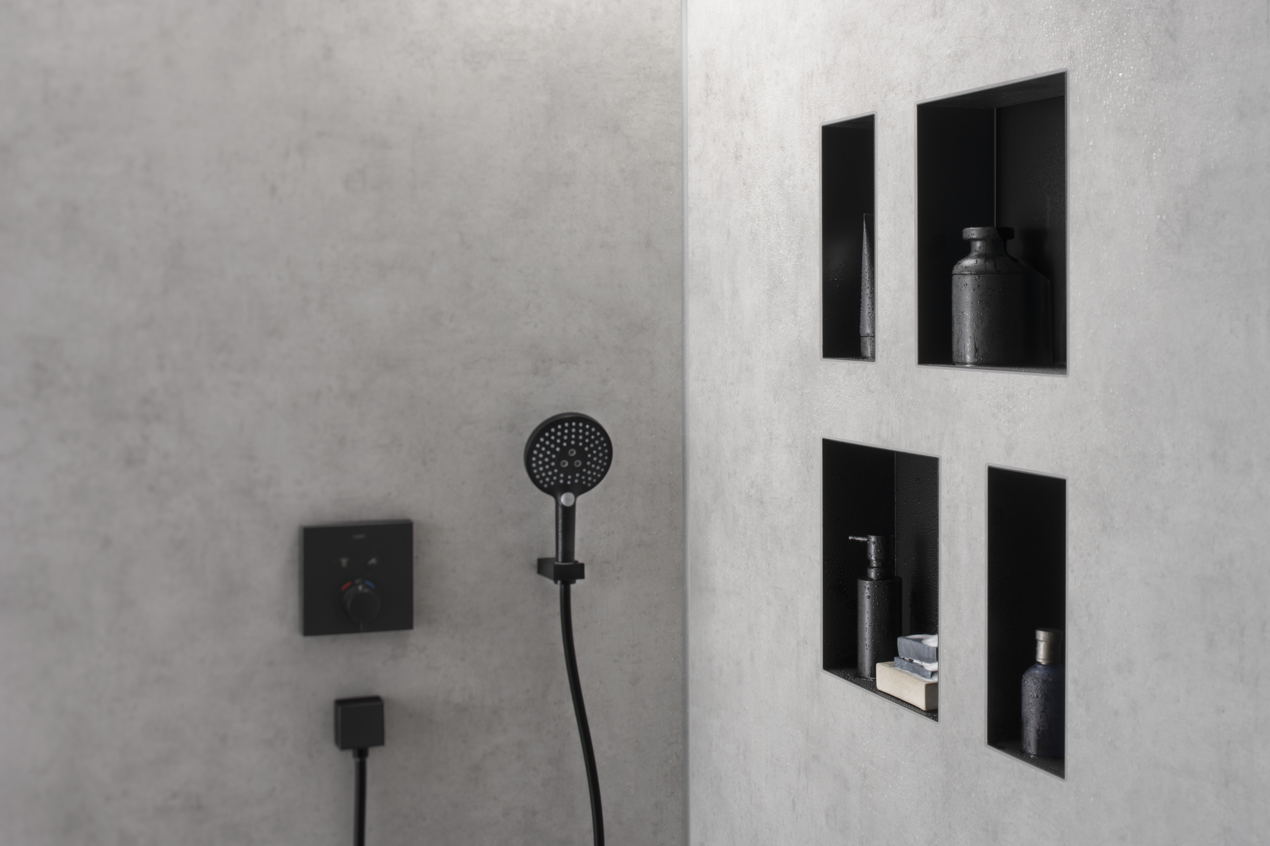 56073700 XtraStoris Minimalistic Wall безрамная ниша 300/300/100 Hansgrohe  - Вид №4