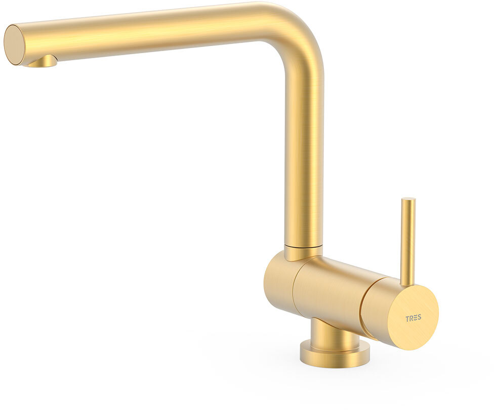 КУХОННЫЙ смеситель с одной ручкой и откидным носиком для кухни-030335OM TRES