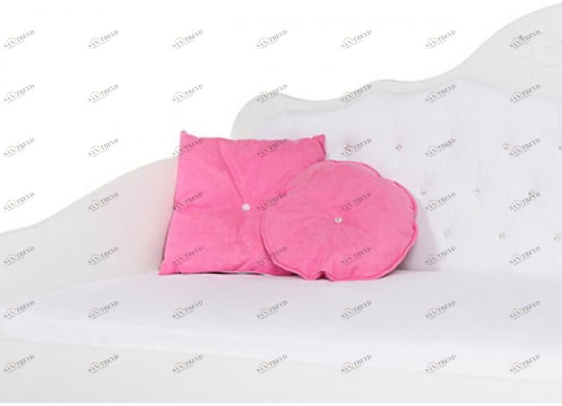 Подушки Комплект ABC-KING: 2 квадратные розовые 4631147960849