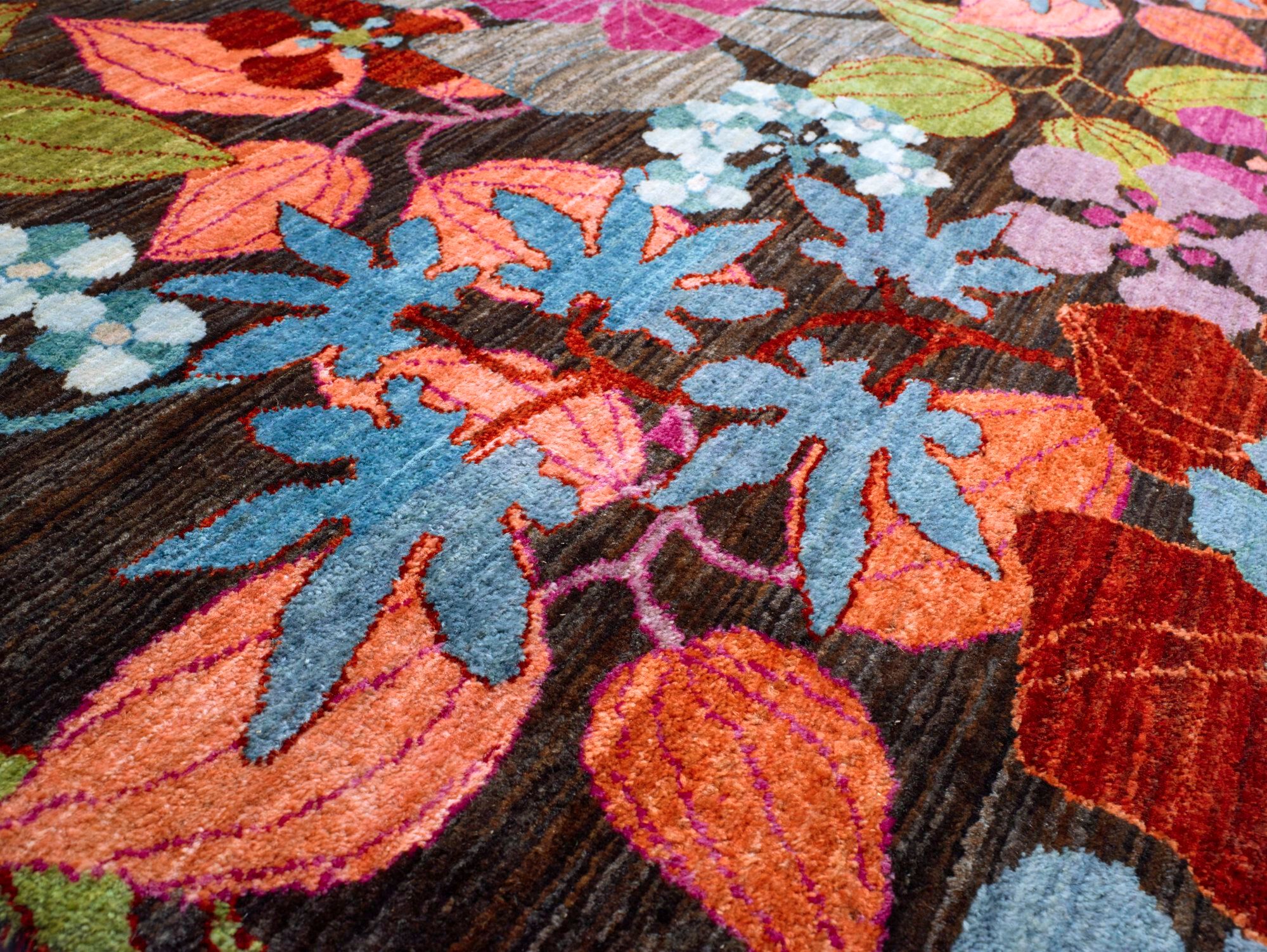 Шерстяной прямоугольный цветочный ковер Zollanvari Flower Power-Designer ARCH-00095124 - Вид №2