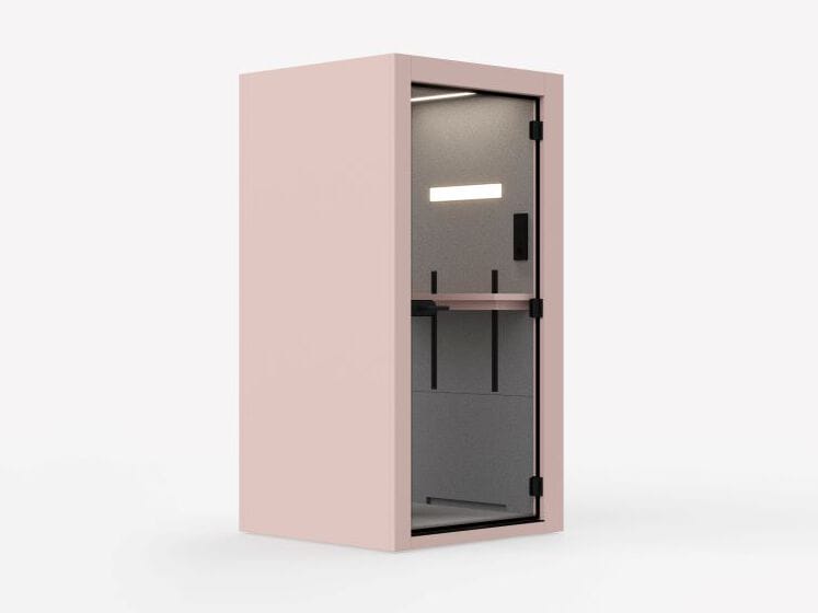 Одноместная акустическая офисная кабина со встроенным освещением Vetrospace VETROSPACE XS ARCH-00060974 - Вид №4