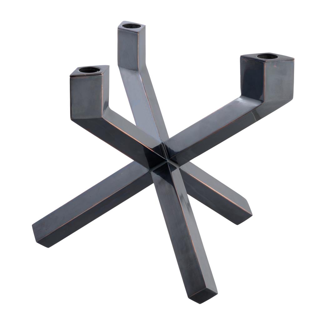 Подсвечник металлический бронзовый Candle Holder Mykonos EICHHOLTZ  00-3883359 Бронза  - Вид №1