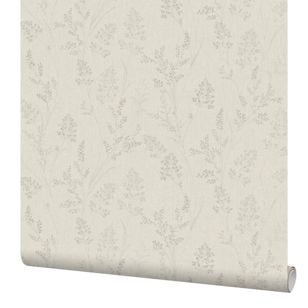 Обои флизелиновые Erismann Polly бежевые с растительным рисунком 1.06 м 89425681 STLM-1563147